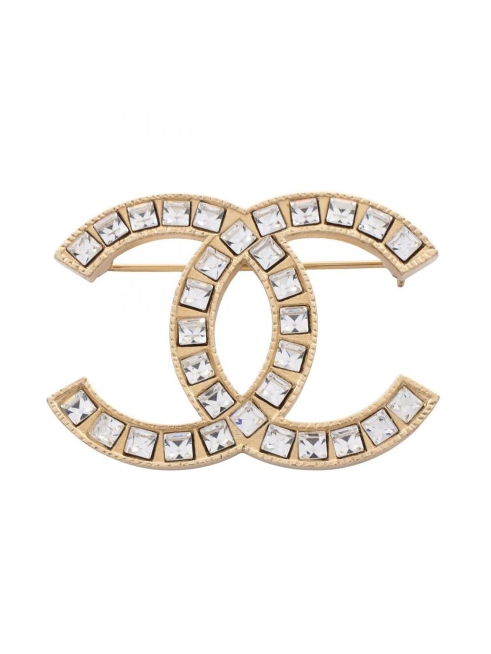 Chanel Brooch CC Logo Gold